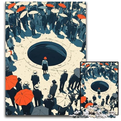 Abnormal Core 1000teiliges Puzzle schwierige Puzzles für Erwachsene Weihnachten Halloween Ostern Neujahr 1000 Teile (38 x 26 cm) von CXUOSADIP