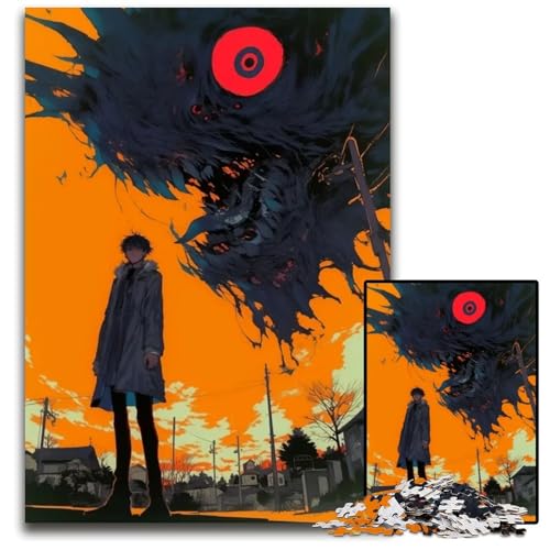 Abnormal Core 1000teiliges Puzzle schwierige Puzzles für Erwachsene Weihnachten Halloween Ostern Neujahr 1000 Teile (75 x 50 cm) von CXUOSADIP