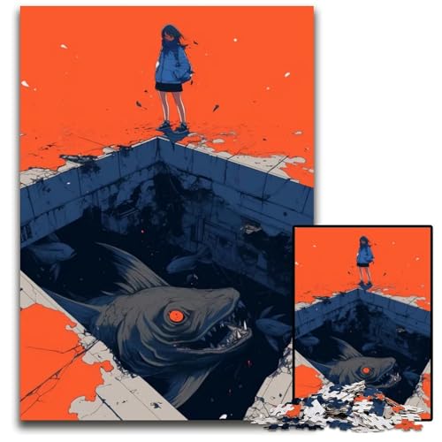 Abnormal Core 1000teiliges Puzzle schwierige Puzzles für Erwachsene Weihnachten Halloween Ostern Neujahr 1000 Teile (75 x 50 cm) von CXUOSADIP