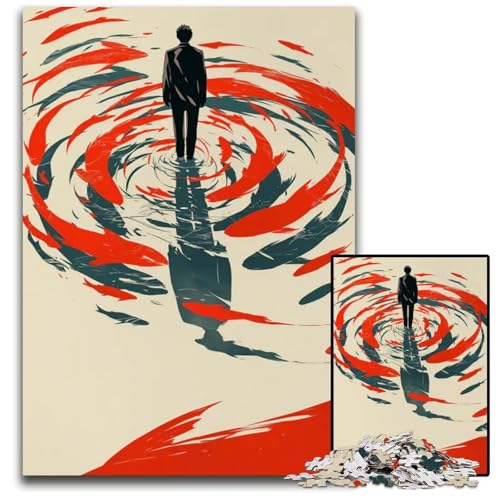 Abnormal Core 1000teiliges Puzzle schwierige Puzzles für Erwachsene Weihnachten Halloween Ostern Neujahr 1000 Teile (75 x 50 cm) von CXUOSADIP