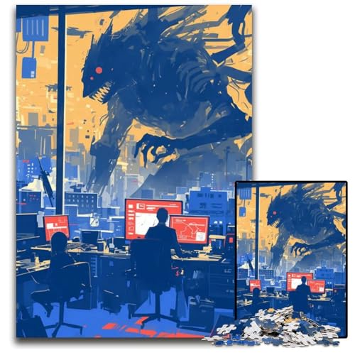 Abnormal Core Puzzles für Erwachsene 1000 Teile Puzzles für Erwachsene hochschwieriges Denkspiel für Teenager 1000 Teile (75 x 50 cm) von CXUOSADIP