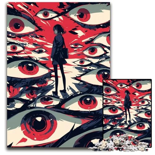 Abnormal Coreb 1000teiliges Puzzle für Erwachsene Puzzle Denksportaufgabe Spiel für Erwachsene interaktive Familienaktivität 1000 Teile (38 x 26 cm) von CXUOSADIP