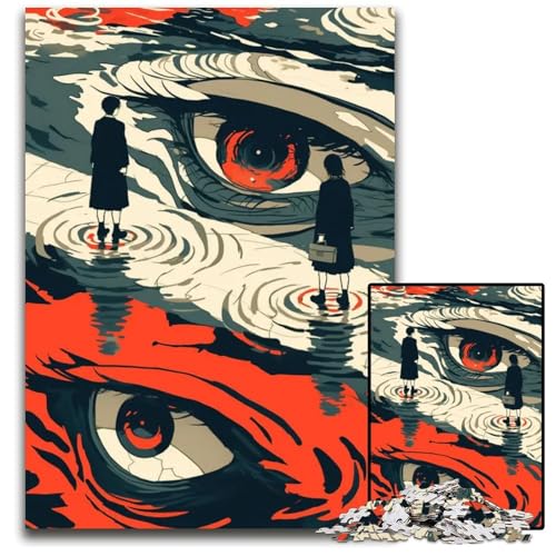 Abnormal Coreb Puzzles für Erwachsene 1000 Puzzles Interaktives Familienspiel GehirnHerausforderung Lernspielzeug 1000 Teile (38 x 26 cm) von CXUOSADIP