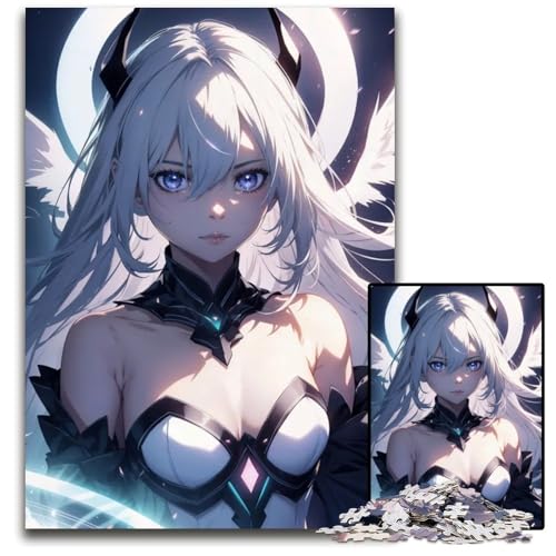 Angel 1000teiliges Puzzle für Erwachsene Puzzle Denksportaufgabe Spiel für Erwachsene interaktive Familienaktivität 1000 Teile (75 x 50 cm) von CXUOSADIP