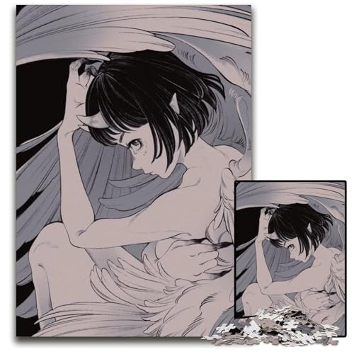 Angelic Puzzle 1000 Teile Puzzle pädagogisches Denkspiel künstlerische Heim und Bürodekoration ab 14 Jahren 1000 Teile (38 x 26 cm) von CXUOSADIP