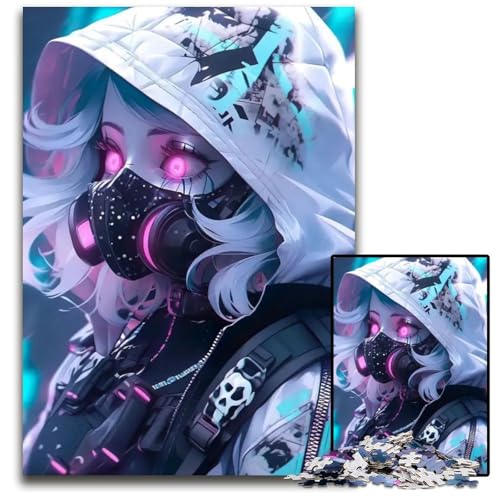 AnimeZombieMädchenPuzzle 1000 Teile Puzzle pädagogisches Denkspiel künstlerische HeimbüroDekoration ab 14 Jahren 1000 Teile (75 x 50 cm) von CXUOSADIP
