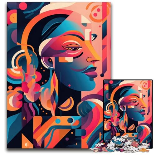 Anmutiges und Elegantes Puzzle mit 1000 Teilen anspruchsvolle Puzzles interaktives Familienspiel GehirnHerausforderung Lernspielzeug 1000 Teile (75 x 50 cm) von CXUOSADIP