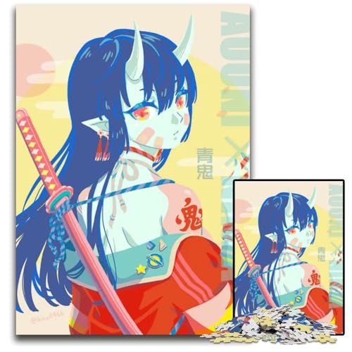 Aooni Puzzles für Erwachsene 1000 Teile Holzpuzzles für Heimdekoration Gehirntraining 1000 Teile (75 x 50 cm) von CXUOSADIP