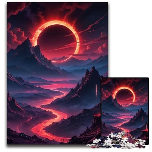 Berserk AR Anime Eclipse Puzzles für Erwachsene 1000 Holzpuzzles für Heimdekoration Gehirntraining 1000 Teile (38 x 26 cm) von CXUOSADIP