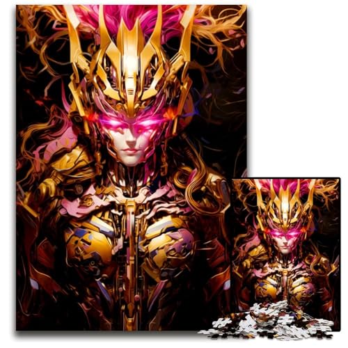 Cyborg Warrior 1000teiliges Puzzle für Erwachsene Papierpuzzle Geburtstagsgeschenkidee anspruchsvolles Denkspiel 1000 Teile (38 x 26 cm) von CXUOSADIP