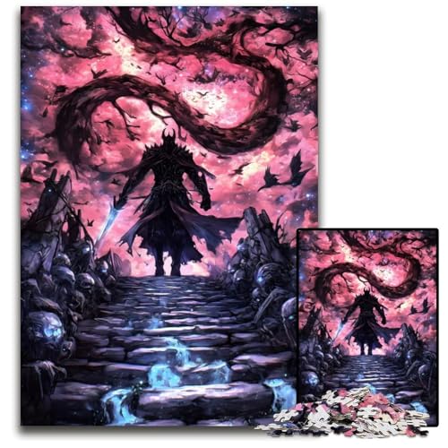 Dark Knight Ascending 1000teiliges Puzzle für Erwachsene schwierige Puzzles für Erwachsene perfekt für Heimdekoration Geburtstage Feiertage und Geschenke 1000 Teile (75 x 50 cm) von CXUOSADIP