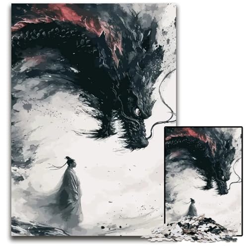 Demon Slayer Tanjiro Anime14 Puzzle 1000 Teile Unmögliches Puzzle für Erwachsene Lernspielzeug für Teenager HeimbüroDekor 1000 PCS (75 x 50 cm) von CXUOSADIP