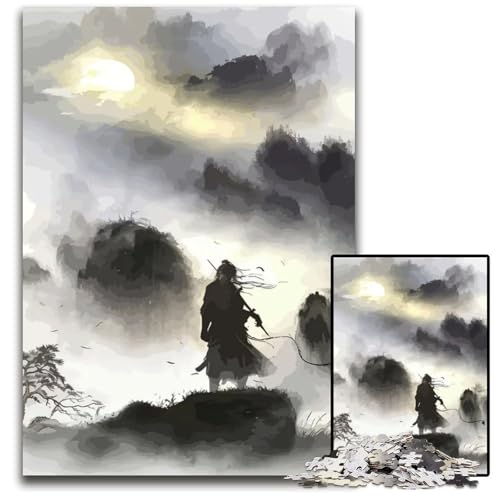 Demon Slayer Tanjiro Anime14 Puzzles für Erwachsene 1000 Holzpuzzles für Heimdekoration Gehirntraining 1000 Teile (75 x 50 cm) von CXUOSADIP