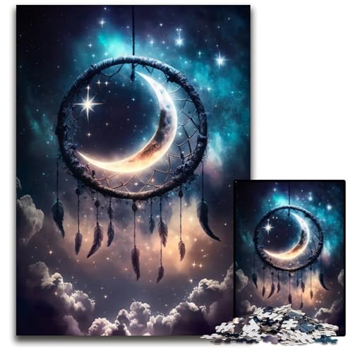 Dreamcatchers Quest Puzzle 1000 Teile anspruchsvolle Puzzles interaktives Familienspiel GehirnHerausforderung Lernspielzeug 1000 Teile (75 x 50 cm) von CXUOSADIP