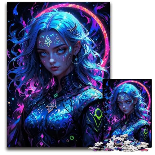 EIN königliches HexenPuzzle 1000 Teile Holzpuzzle ideal für Verliebte perfektes Weihnachts Neujahrs und Valentinstagsgeschenk 1000 Teile (38 x 26 cm) von CXUOSADIP