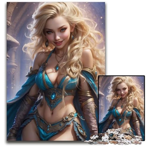 EIN wunderschönes DaraPuzzle mit 1000 Teilen für Erwachsene Anspruchsvolle Puzzles Denksportaufgabe Interaktives Familienspiel Geeignet für Kinder ab 14 Jahren 1000 Teile (38 x 26 cm) von CXUOSADIP