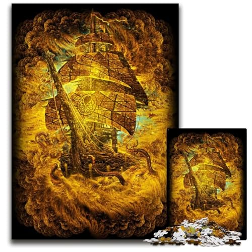 Eine Reise für die Alten PCPuzzle für Erwachsene Puzzles für Erwachsene für Teenager und Familien perfekte DIYDekoration und knifflige Herausforderung 1000 Teile (38 x 26 cm) von CXUOSADIP