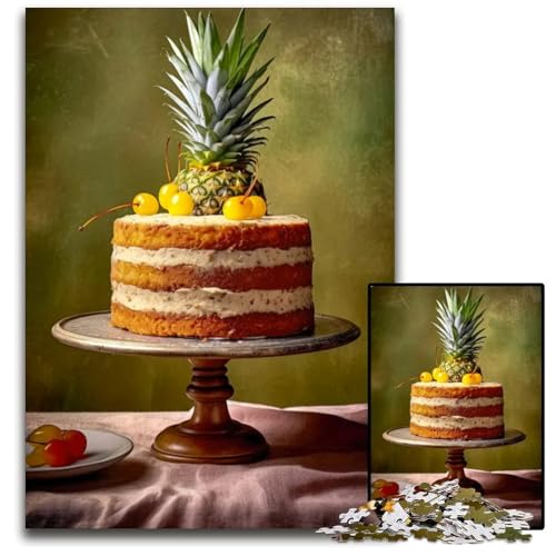 Eine Welt der Süßigkeiten 1000teiliges Puzzle für Erwachsene Puzzle Denksportaufgabe Spiel für Erwachsene interaktive Aktivität für die ganze Familie 1000 Teile (38 x 26 cm) von CXUOSADIP