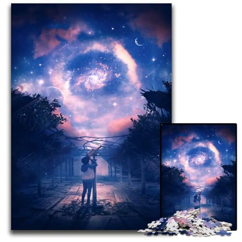 Endless DREAM1000teiliges Puzzle für Erwachsene anspruchsvolles Denkspiel für Teenager Spaß am Familienspieleabend 1000 Teile (75 x 50 cm) von CXUOSADIP