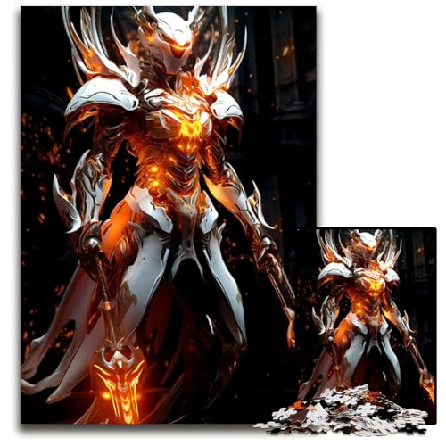FantasyKriegerPuzzle für Erwachsene 1000 Teile Puzzle für Erwachsene Denksportaufgabe Heimdekoration 1000 Teile (75 x 50 cm) von CXUOSADIP