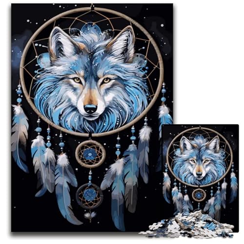 FuchsTierPuzzle für Erwachsene 1000 Teile Holzpuzzle für Erwachsene ideal für Familienspaß Entspannung 1000 Teile (75 x 50 cm) von CXUOSADIP