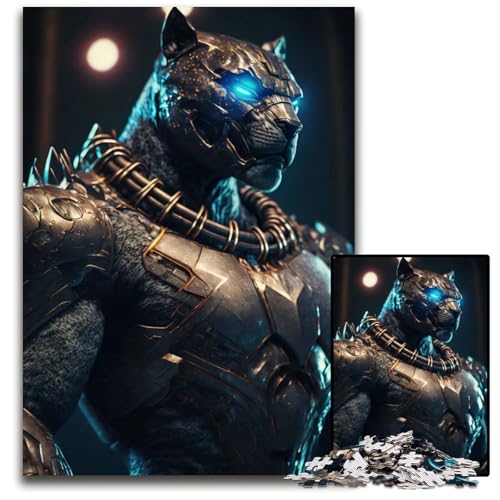Future Panther 1000teiliges Puzzle für Erwachsene anspruchsvolles Denkspiel für Teenager Spaß für den Familienspielabend 1000 Teile (75 x 50 cm) von CXUOSADIP