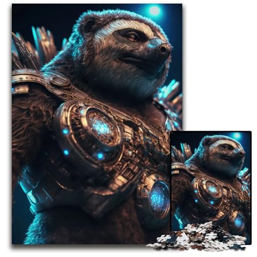 Future SlothPuzzles für 1000 Teile aus Holz anspruchsvolles Denkspiel für Teenager Spaß am Familienspielabend 1000 Teile (75 x 50 cm) von CXUOSADIP