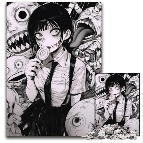 Gruseliges AnimeMädchen mit PuppenPuzzle 1000 Teile für Erwachsene Unmögliches Puzzle für Erwachsene Herausforderndes Denkspiel für Teenager Spaß für den Familienspieleabend 1000 Teile (38 x 26 cm) Gruseliges AnimeMädchen mit PuppenPuzzle 1000 Teile für Erwachsene Unmögliches Puzzle für Erwachsene Herausforderndes Denkspiel für Teenager Spaß für den Familienspieleabend 1000 Teile (38 x 26 cm) von CXUOSADIP
