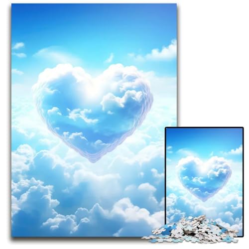 Heavenly Heart Puzzles für Erwachsene 1000 Teile schwierige Puzzles für Erwachsene perfekte Dekoration für Zuhause oder das Büro 1000 Teile (38 x 26 cm) von CXUOSADIP