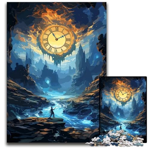 Mysterious Time Fantasy Puzzle 1000 Teile anspruchsvolle Puzzles interaktives Familienspiel GehirnHerausforderung Lernspielzeug 1000 Teile (75 x 50 cm) von CXUOSADIP