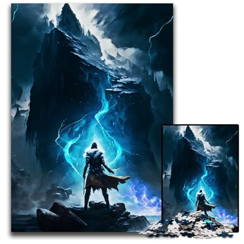 Natural Magic Power1000teiliges Puzzle für Erwachsene Holzpuzzle Geburtstagsgeschenkidee anspruchsvolles Denkspiel 1000 Teile (75 x 50 cm) von CXUOSADIP