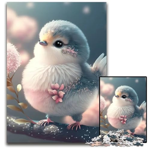 Niedliches VogelPuzzle 1000 Teile Puzzle für Erwachsene perfekt für Familienfeiern Geburtstage Feiertage 1000 Teile (38 x 26 cm) von CXUOSADIP