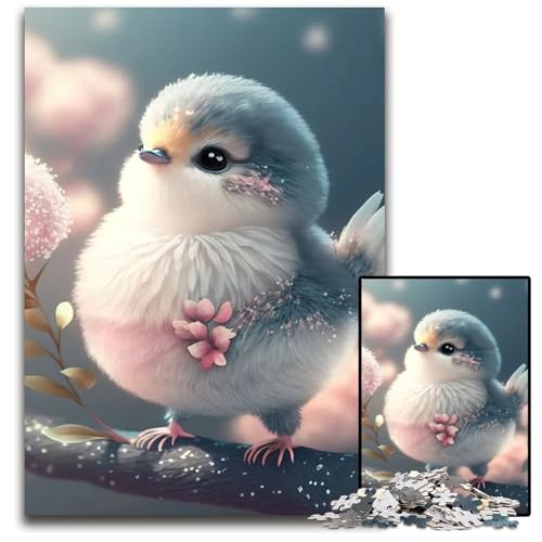 Niedliches VogelPuzzle 1000 Teile Puzzle pädagogisches Denkspiel künstlerische Heim und Bürodekoration ab 14 Jahren 1000 Teile (75 x 50 cm) von CXUOSADIP