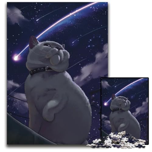 PCPuzzle für Erwachsene Baumwolle Holzpuzzle interaktives Familienspiel Heimdekoration Denksportaufgabe Geschenk 1000 Teile (38 x 26 cm) von CXUOSADIP