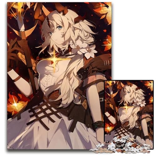 Puzzle 1000 Teile AnimeMädchenCharakter Dienstmädchen Holzpuzzle entspannende Unterhaltung Heimdekoration 1000 Teile (75 x 50 cm) von CXUOSADIP