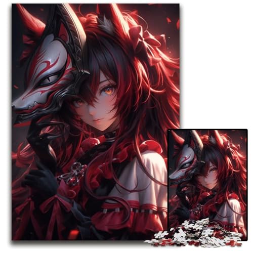 Puzzle 1000 Teile AnimeSamuraiAssassine Holzpuzzle entspannende Unterhaltung Heimdekoration 1000 Teile (38 x 26 cm) von CXUOSADIP