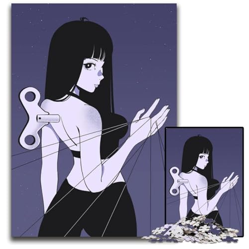 Puzzle 1000 Teile Bitterkeit aus Holz entspannende Unterhaltung Heimdekoration 1000 Teile (75 x 50 cm) von CXUOSADIP