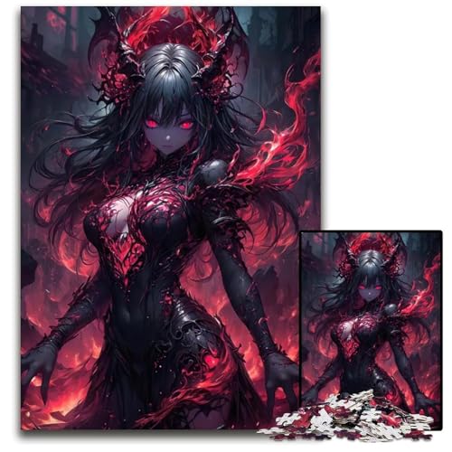 Puzzle 1000 Teile Lady of Blood aus Holz entspannende Unterhaltung Heimdekoration 1000 Teile (38 x 26 cm) von CXUOSADIP
