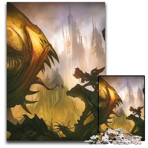 Puzzle 1000 Teile Ratchet N Clank Puzzles für Erwachsene anspruchsvolles Denkspiel für Teenager Spaß am Familienspielabend 1000 Teile (75 x 50 cm) von CXUOSADIP