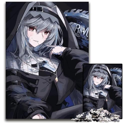 Puzzle 1000 Teile für Erwachsene AnimeMädchen unmögliche Puzzles für Erwachsene Familienaktivität Denksportaufgabe Heimdekoration 1000 Teile (75 x 50 cm) von CXUOSADIP