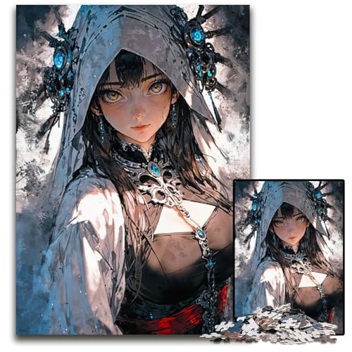 Puzzle 1000 Teile für Erwachsene Der Zaubererkönig Papierpuzzle für Erwachsene anspruchsvolles Denkspiel für Teenager unterhaltsames interaktives Spiel für die ganze Familie 1000 Teile (38 x 26 cm) von CXUOSADIP