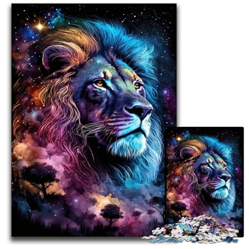 Puzzle 1000 Teile für Erwachsene Holzpuzzle im Stil der Lion ArtSerie für Erwachsene anspruchsvolles Denkspiel für Teenager unterhaltsames interaktives Spiel für die ganze Familie 1000Teile (75x50cm) Puzzle 1000 Teile für Erwachsene Holzpuzzle im Stil der Lion ArtSerie für Erwachsene anspruchsvolles Denkspiel für Teenager unterhaltsames interaktives Spiel für die ganze Familie 1000Teile (75x50cm) von CXUOSADIP