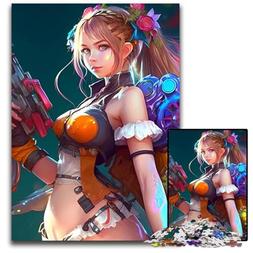 Puzzle 1000 Teile für Erwachsene Hunter Puzzles für Erwachsene Familie und Freunde Geeignet für Kinder ab 14 Jahren 1000 PCS (38x26cm) von CXUOSADIP