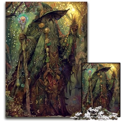 Puzzle 1000 Teile für Erwachsene Magie der Natur Puzzles für Erwachsene Familie und Freunde Geeignet für Kinder ab 14 Jahren 1000 Teile (38 x 26 cm) von CXUOSADIP