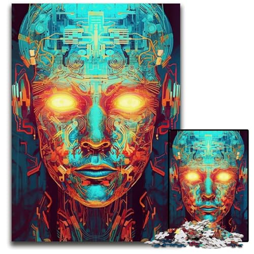 Puzzle 1000 Teile für Erwachsene MetroPolisStil Kunstpuzzles für Erwachsene Familie und Freunde geeignet für Kinder ab 14 Jahren 1000 Teile (38 x 26 cm) von CXUOSADIP