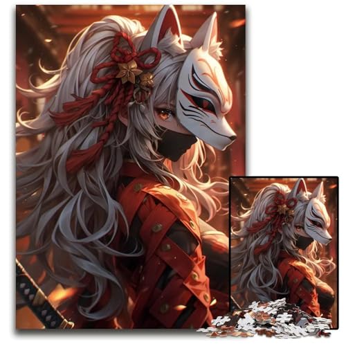 Puzzle 1000 Teile für Erwachsene Samurai Assassin Siren Holzpuzzle für Erwachsene Familie und Freunde geeignet für Kinder ab 14 Jahren 1000 Teile (75 x 50 cm) von CXUOSADIP
