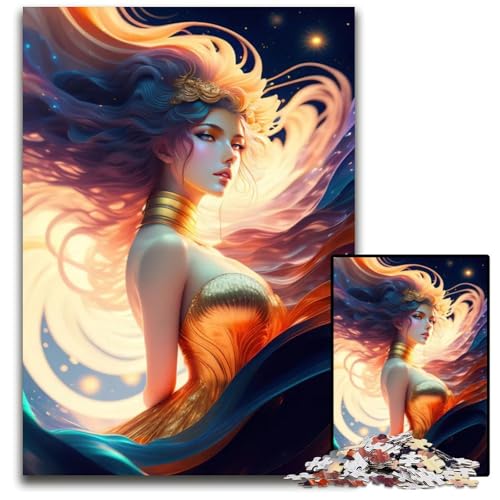 Puzzle 1000 Teile für Erwachsene Spiel und FantasyZauberer Holzpuzzle Heimdekoration Urlaubsspaß 1000 Teile (75 x 50 cm) von CXUOSADIP