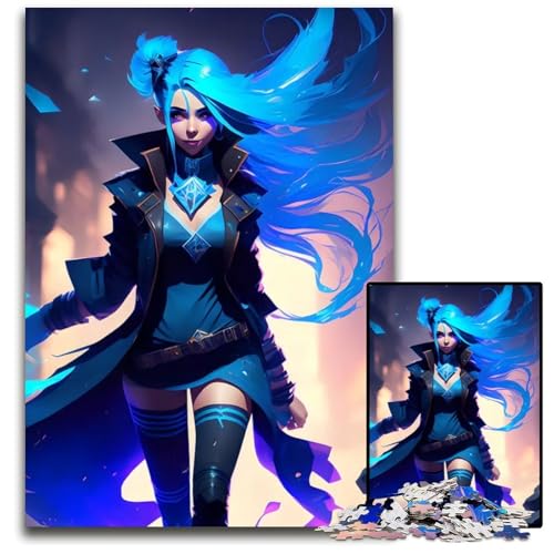 Puzzle 1000 Teile für Erwachsene ZauberinMädchen Puzzles für Erwachsene Familie und Freunde geeignet für Kinder ab 14 Jahren 1000 Teile (38 x 26 cm) von CXUOSADIP