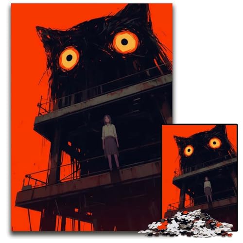 Puzzle für Erwachsene 1000 Teile Abnormal Core Holzpuzzle für Erwachsene für Teenager und Familien Spaß zum Selbermachen Denkspiel Geschenk 1000 Teile (38 x 26 cm) von CXUOSADIP