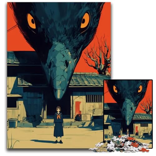 Puzzle für Erwachsene 1000 Teile Abnormal Core Holzpuzzle für Erwachsene für Teenager und Familien Spaß zum Selbermachen Denkspiel Geschenk 1000 Teile (38 x 26 cm) von CXUOSADIP